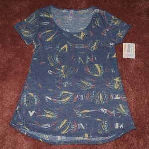 LuLaRoe Classic T size S NWT blue